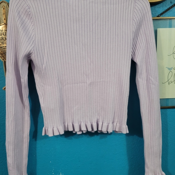 H&M Lilac Ribbed Cardigan - Picture 5 of 5